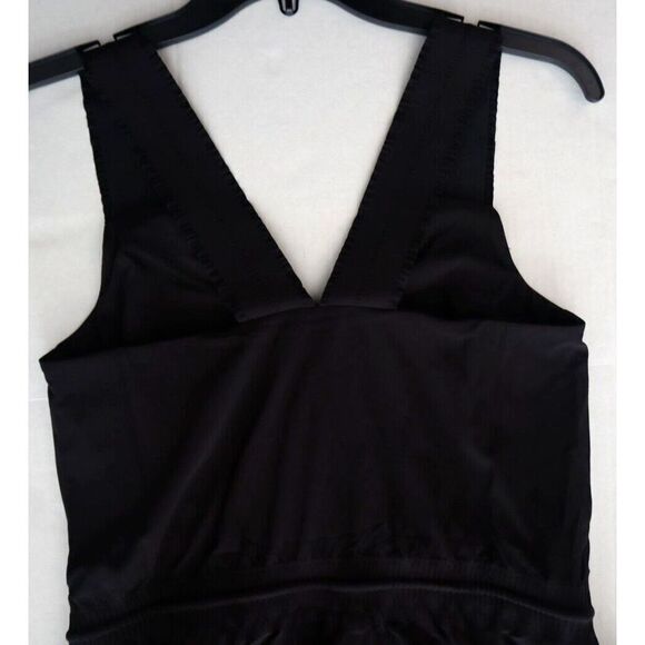 Athleta Women's Sz S Black Savannah Strap Mini Athletic Tie Waist Dress - Picture 7 of 7
